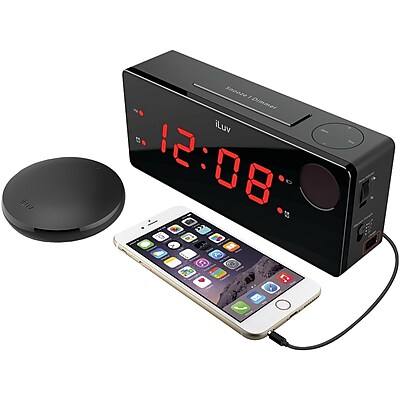 Iluv Tsboomulbk Timeshaker Boom Wireless Bed shaker Alarm Clock