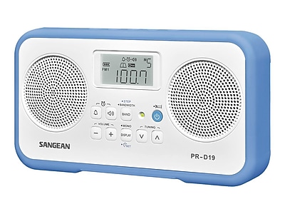 Sangean PR D19 FM AM Stereo Digital Portable Radio Blue