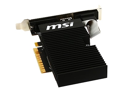 msi GT 710 1GD3H LPV1 NVIDIA GeForce GT 710 DDR3 SDRAM PCI Express 2.0 1GB Graphic Card