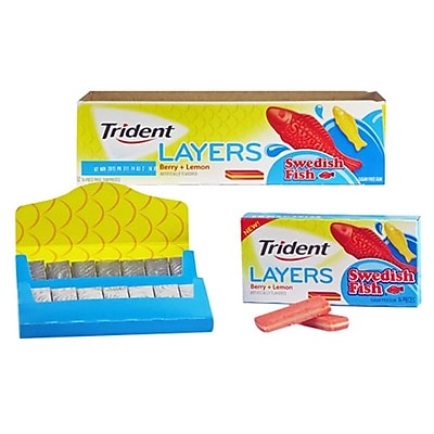 Trident Sugar Free Gum 168 Serve Swedish Fish 1254600782