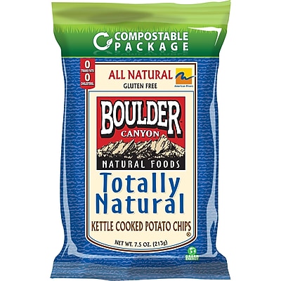 Boulder Canyon Kettle Cooked Potato Chips 7.5 oz. Totally Natural