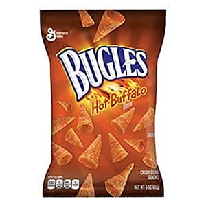 Bugles Corn Snacks 3 oz. Hot Buffalo GENMIL43437