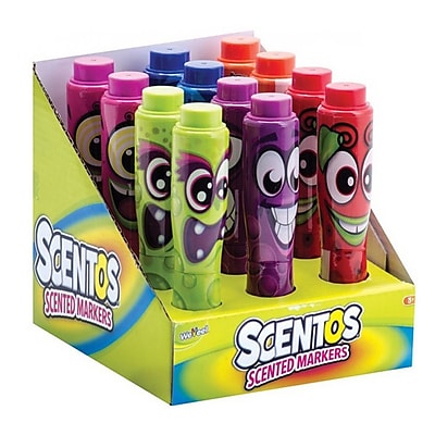Scentos Strawberry Scented Marker Assorted 17110