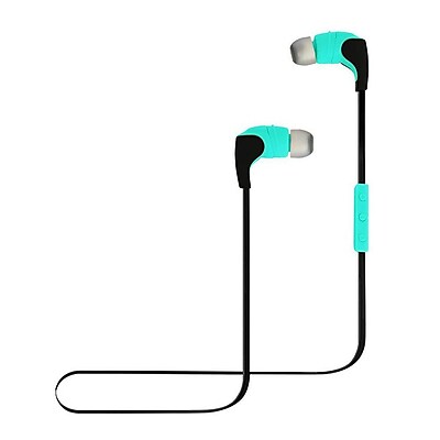 Avia AV AE2000M Form Fitting Bluetooth Earbuds with Inline Mic 2 Extra Ear Cushions Mint