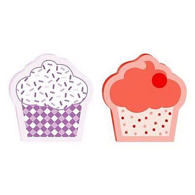 3M Post it 3 x 3 Cupcake Shape Super Sticky Note 50 Sheets Pad Assorted 2 Pads Pack 2050 CUPCKE MX