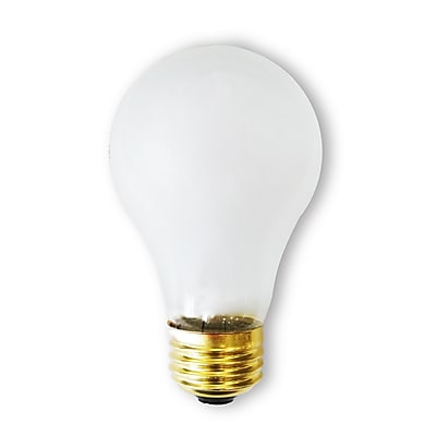 Bulbrite INC A19 40W Dimmable Rough Service Frost 2700K Warm White 12PK 107140