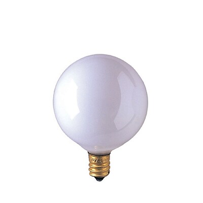 Bulbrite INC G16 1 2 60W Dimmable 2700K Warm White 10PK 310160