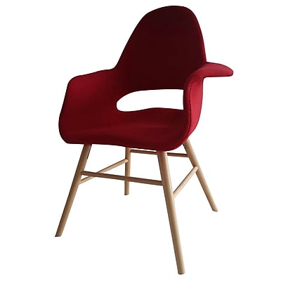 Fine Mod Imports Eero Dining Chair Red FMI10033 red