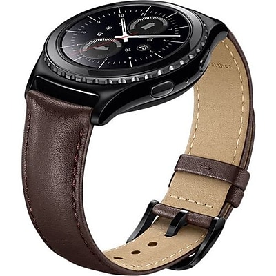 Samsung Gear S2 Classic Leather Smartwatch Band, Brown (ET-SLR73MAEBUS)