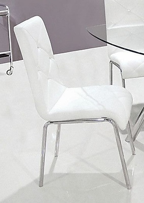 BestMasterFurniture Side Chair Set of 4 ; White