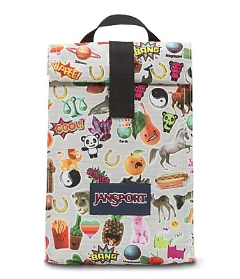 Jansport Roll Top Lunch Bag, Multi Sticker (2UQ20KN)