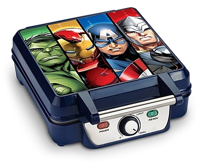 Marvel Avengers Characters 4-Slice Waffle Maker
