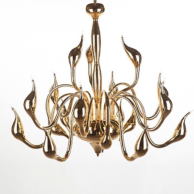 Control Brand Rise Pendant Lamp, Gold (LS803218G)