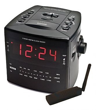 KJB Security Products USB Digital Wireless Alarm Clock (KJB776)