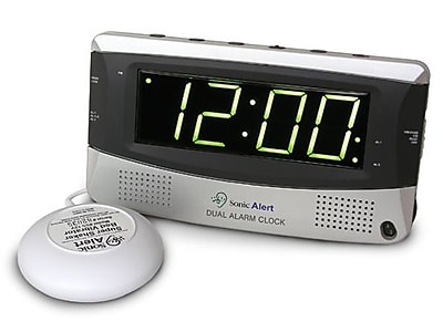 Sonic Alert Dual Alarm Clock withVibrator (SOAL015)