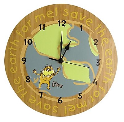 Trend Lab Wall Clock Dr. Seuss The Lorax TRNDLB2713