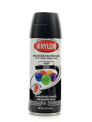 krylon flat black