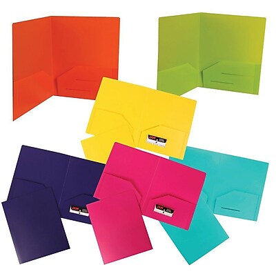 Staples plastic file folders picture