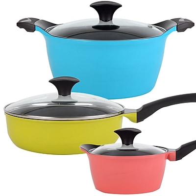Cook N Home 6-Piece Non-Stick Cookware Set