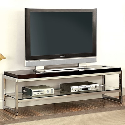 EnitialLab Malley TV Stand; Chrome