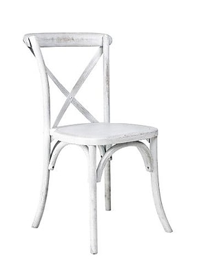 Commercial Seating Products Sonoma Side Chair; White Wash