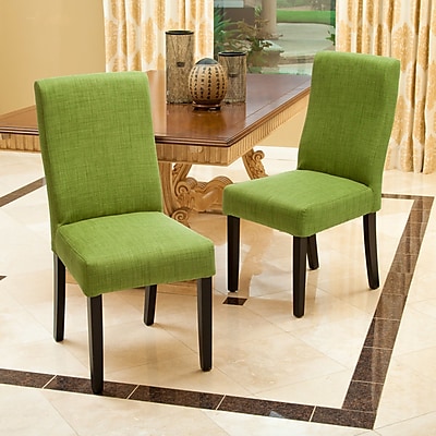 Home Loft Concepts Liberty Parsons Dining Chair Set of 2 ; Green