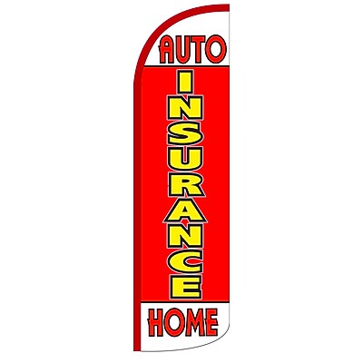 NeoPlex Insurance Auto and Home Swooper Flag