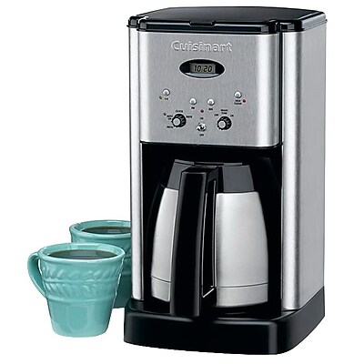 Cuisinart DCC-1400FR Brew Central 10 Cups Refurbished Programmable Coffee Maker, Silver