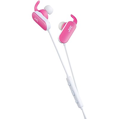 Jvc Haebt5p Bluetooth Exercise Headphones With Microphone pink