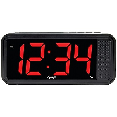 Equity By La Crosse 75907 Quick set LED Alarm Clock