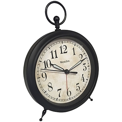 Westclox 75043 Top Ring Decor Alarm Clock