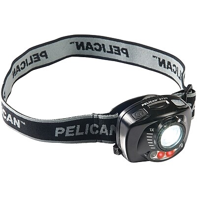 PELICAN 027200 0101 110 200 Lumen 2720 3 Mode Gesture Activated LED Headlamp