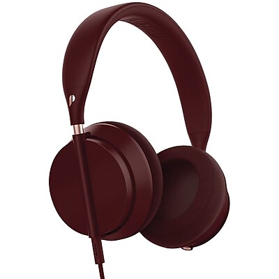 Plugged Pcrwn16br Crown Series Headphones With Microphone bordeaux rose