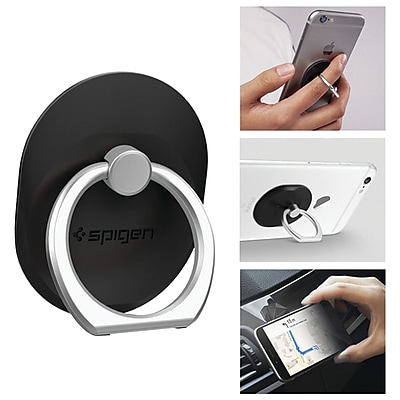 SPIGEN SGP11845 Style Ring Smartphone Holder\/Kickstand\/Car Mount (Black)