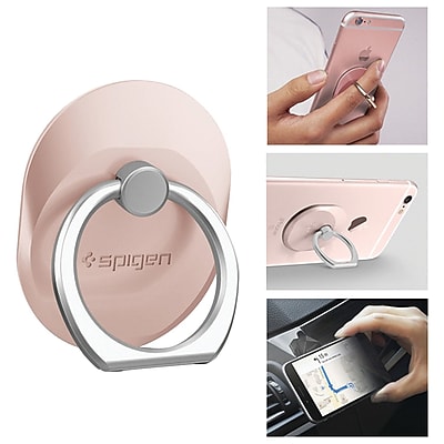 SPIGEN SGP11846 Style Ring Smartphone Holder\/Kickstand\/Car Mount (Rose Gold)
