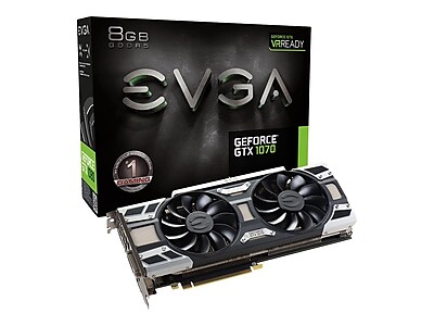 EVGA 08G P4 6171 KR NVIDIA GeForce GTX 1070 256 Bit GDDR5 PCI Express 3.0 8GB Graphics Card