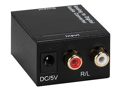 QVS Analog to Digital Audio Converter for Sound Systems (RCA-SPDIF)