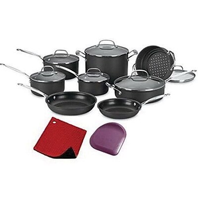 Cuisinart Chef's Classic Hard Anodized 14 Piece Cookware Set (66-14N)