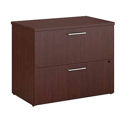 Bush Business Furniture Emerge 36 W 2 Drawer Lateral File Harvest Cherry 300SFL236CSK