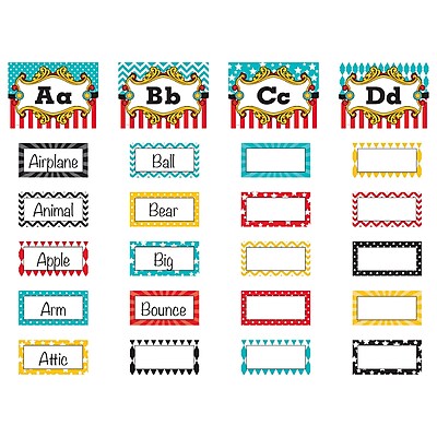 Teacher Created Resources Carnival Alphabet Word Wall Bulletin Board Set TCR5706