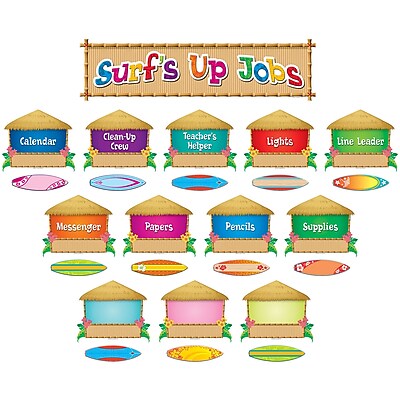 Teacher Created Resources Surfs Up Jobs Mini Bulletin Board TCR5786