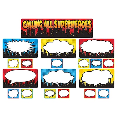 Teacher Created Resources Calling All Superheroes Mini Bulletin Board TCR5825