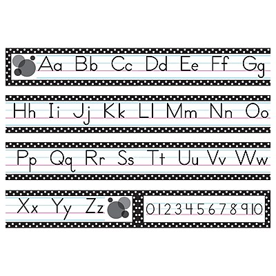 Teacher Created Resources Black Polka Dots Traditional Printing Mini Bulletin Board TCR5788