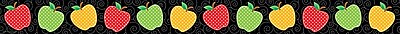 Teacher Created Resources 37 x 3 Dotty Apples Straight Border Trim TCR5637