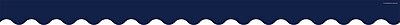 Teacher Created Resource 37 x 3 Navy Scalloped Border Trim TCR5861