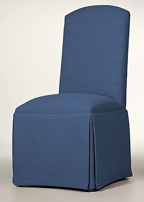 SloaneWhitney Hadley Skirted Parsons Chair; Sapphire