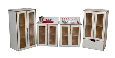 Wood Designs My Cottage Appliance Set in White Set of 4 (10085WHT)