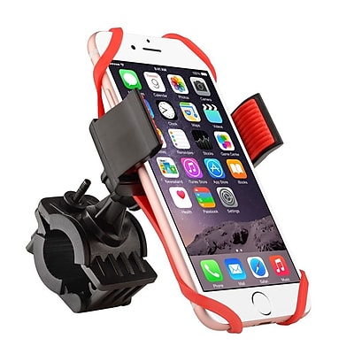 Insten Bike Bicycle Motorcycle Universal Phone Holder with Secure Grip 360 Ball Head Mount Width 2.16 3.15 2194641