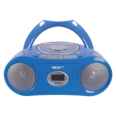 Hamilton Buhl MPC 5050 Bluetooth CD Cassette FM Boombox Blue