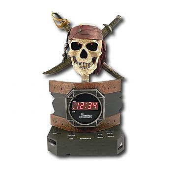 Disney Pirates of the Caribbean Alarm Clock Radio (MGGD3336)